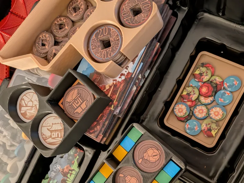 Tang Garden insert and trays for easy set up