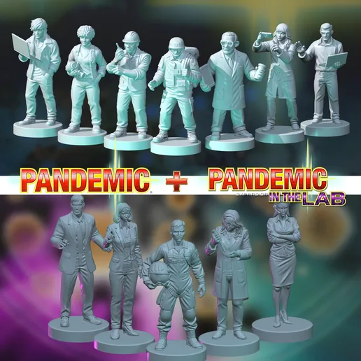 Pandemic Base + In the Lab Character's Bundle