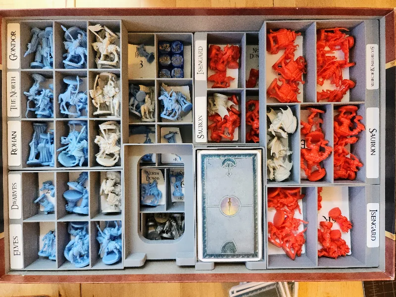 Deeper Card tray and English Label -  Remixed version of the War of the Ring
