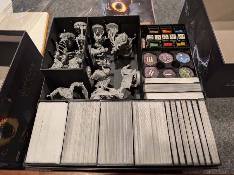 The Witcher: Old World board game All-In organizer