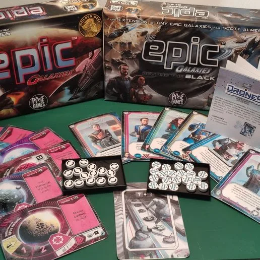 Tiny Epic Galaxies and Beyond the Black - Deluxe Content (fan made, unofficial)