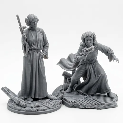 Princess Leia Dual Pose   - 32mm Star Wars Legion Scale