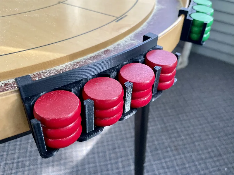 Crokinole Disc Rack