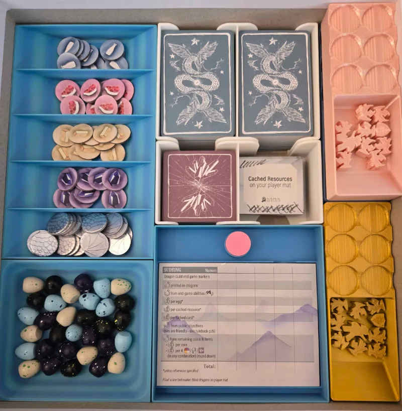 Wyrmspan Board Game Inserts