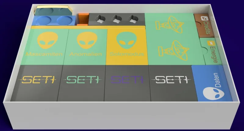 SETI boardgame Insert