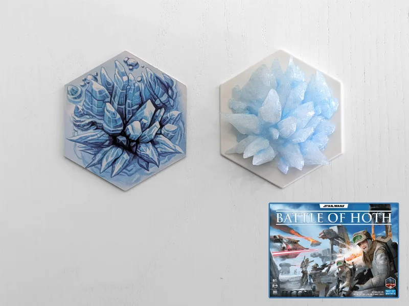 Star Wars: Battle of Hoth - Serac (Crystal) Tiles