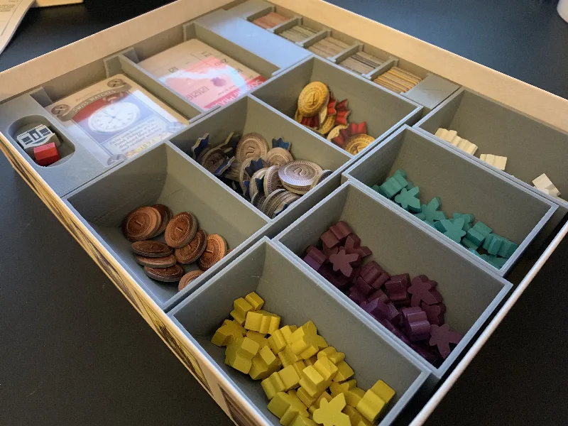 World's Fair 1893 Insert/Organizer with Removable Trays