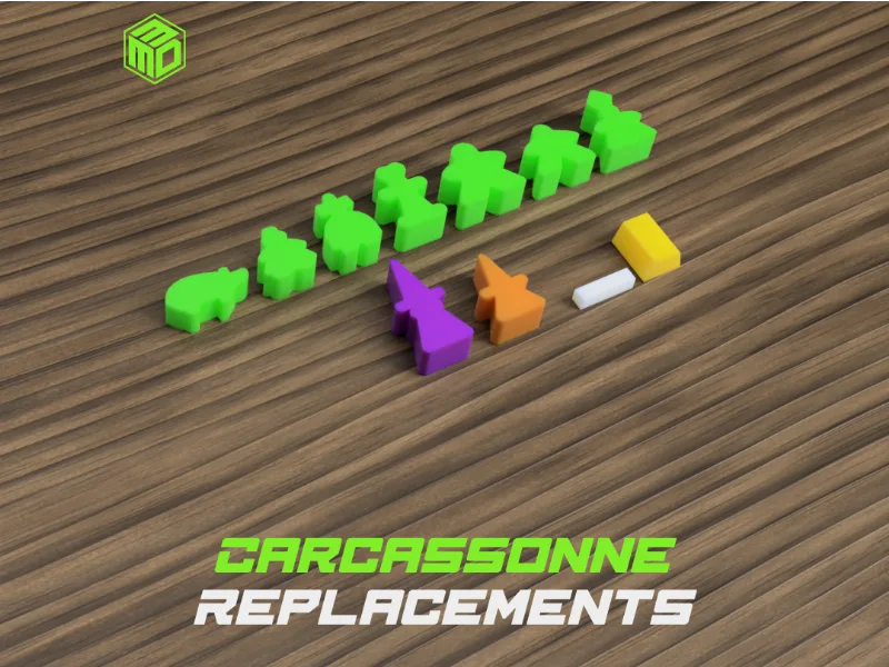 Carcassonne Replacement Game Figures