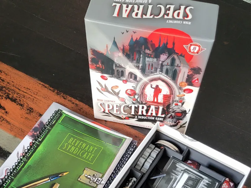Spectral, board game organizer