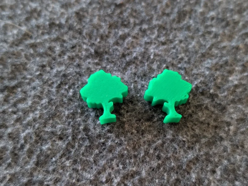 Great Western Trail- Tree Meeples (Wood Locations)