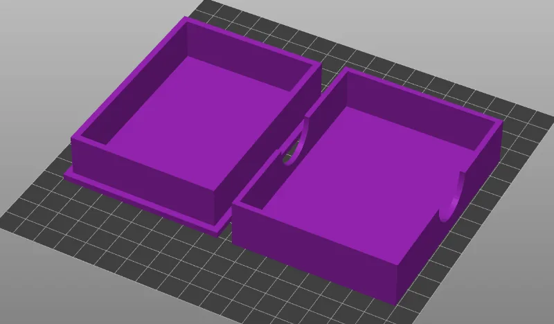Poker sized card box