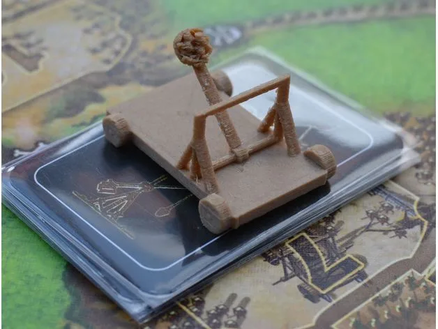 Stronghold - Catapult - Boardgame components
