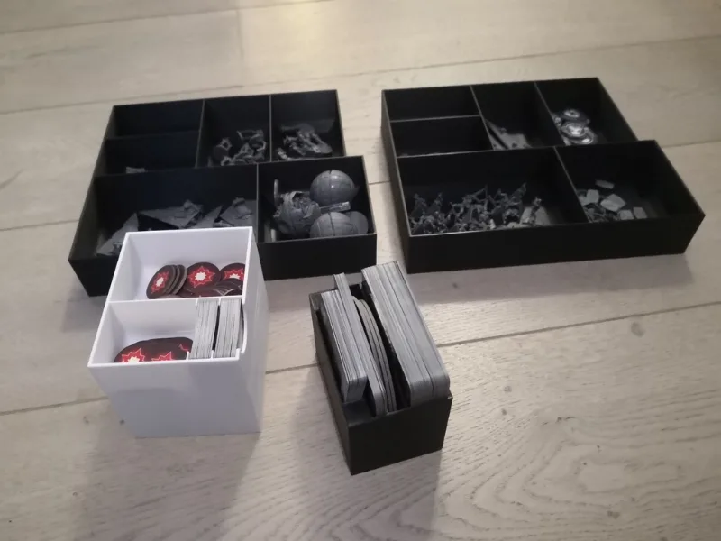 Star Wars Rebellion + Rise of the Empire boardgame insert, storage solution