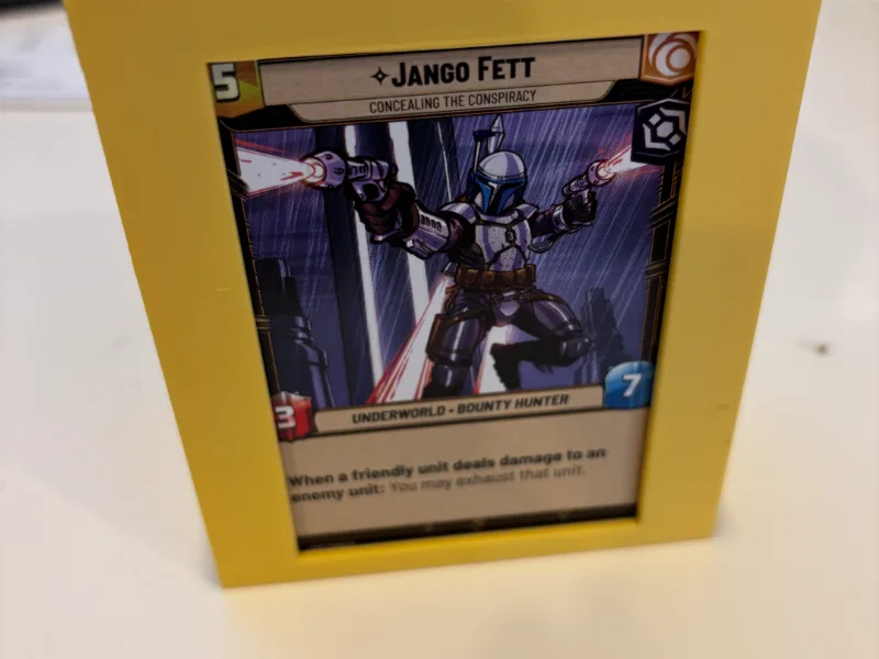 Star Wars Unlimited Jango Fett Deck Box