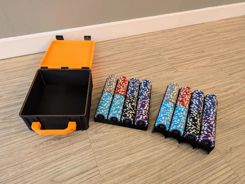 Poker Chip Holder Box for Board Gaming (Parametric)