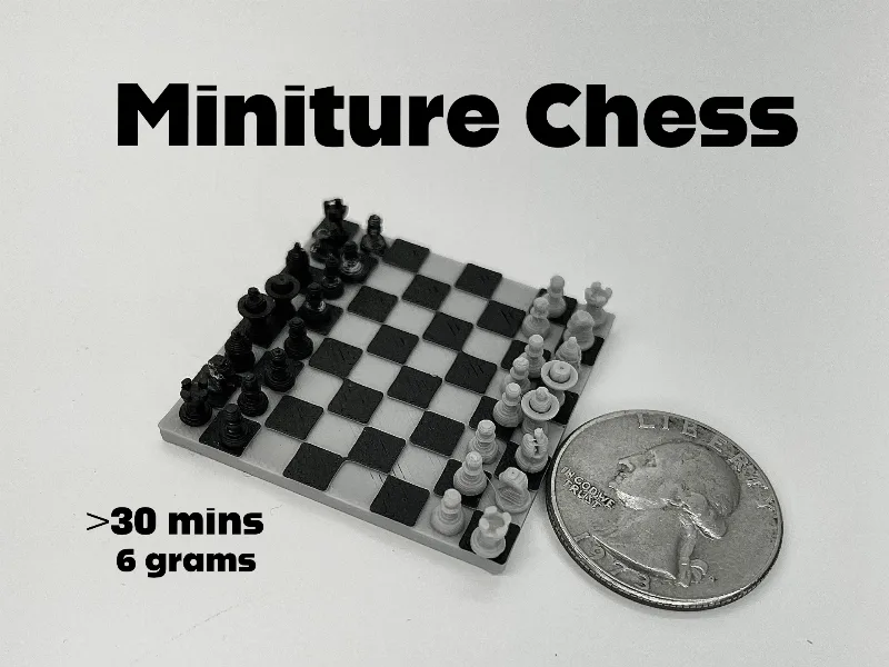 Super small chess - 30 MINUTE PRINT