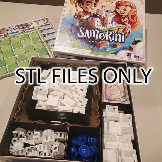 STL Files for Santorini board game insert