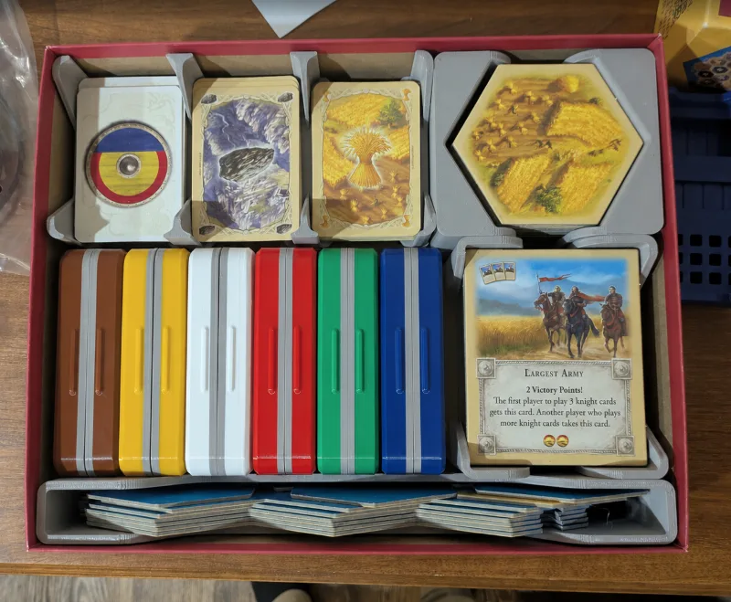 Player Pieces Box Settlers of Catan Player