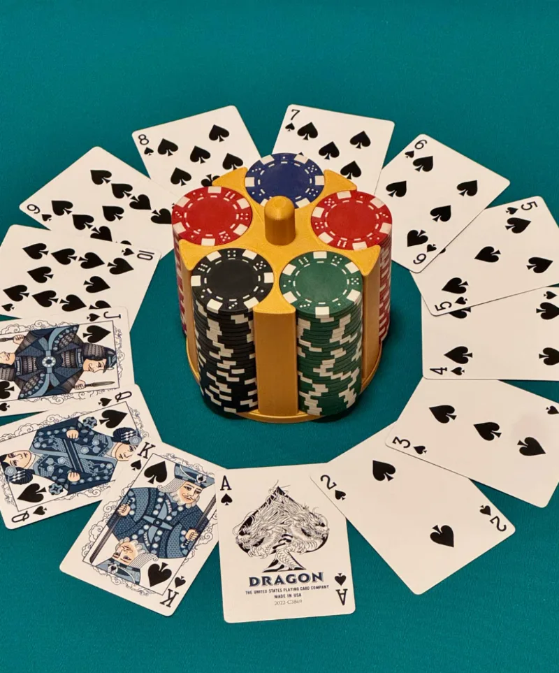 Rotating Poker Chip Holder