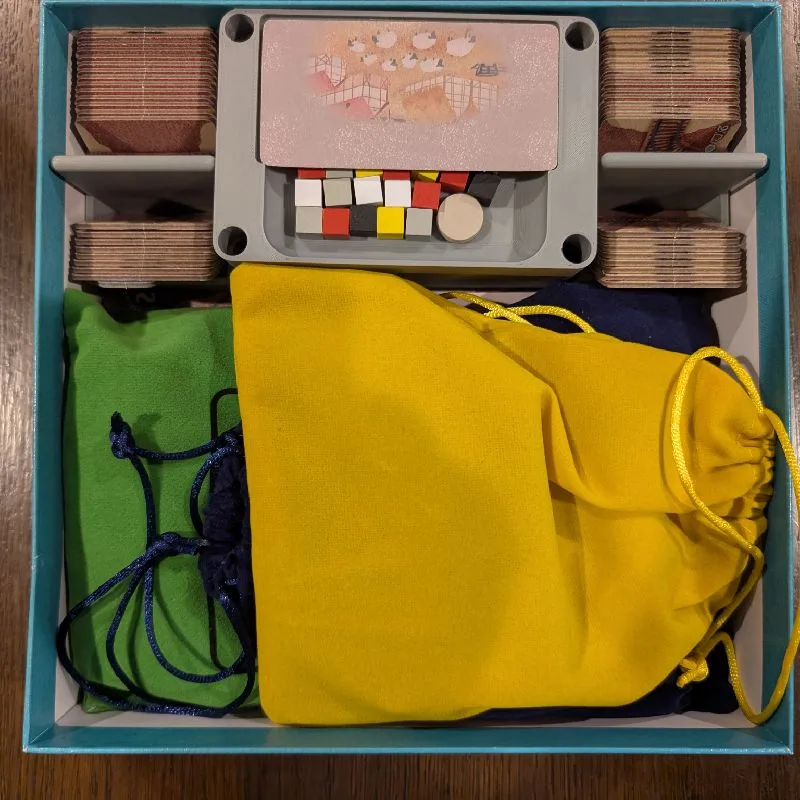 Minecart Town Board Game Insert
