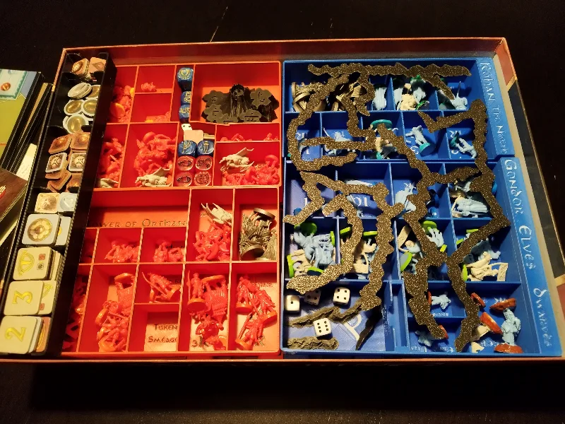 War of the Ring + expansion + props -Fast setup (English translated + mountain space)