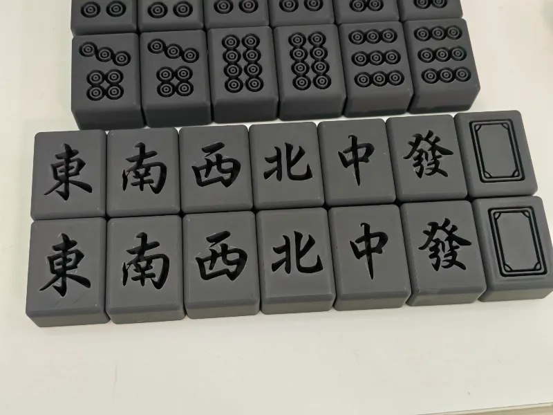 Simple classic mahjong_no multi-color printing