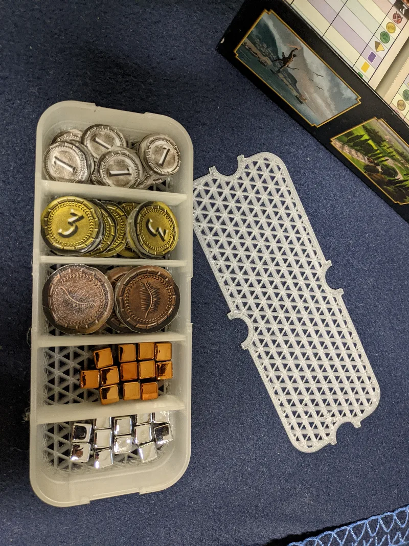 7 Wonders Duel - Token tray + Lid