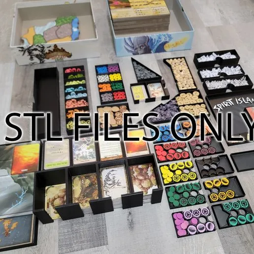 Spirit Island & all expansions insert (fits into two boxes)