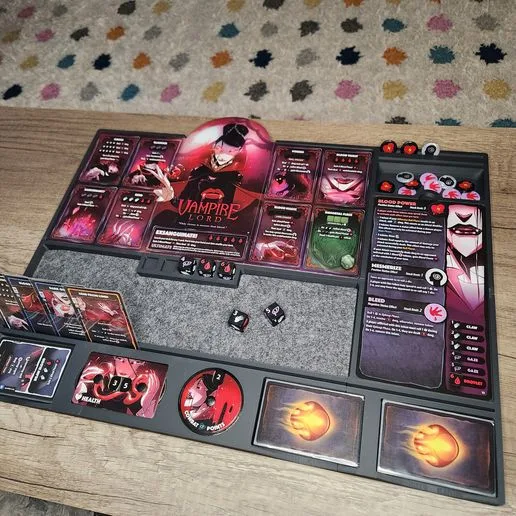 Battle Tray compatible with the game Dice Throne