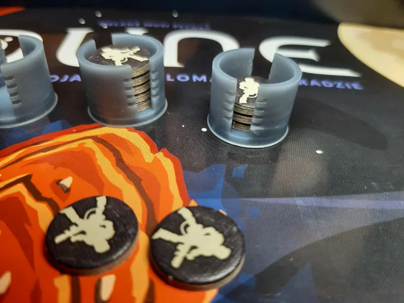 15mm round token holder dune boardgame soldiers