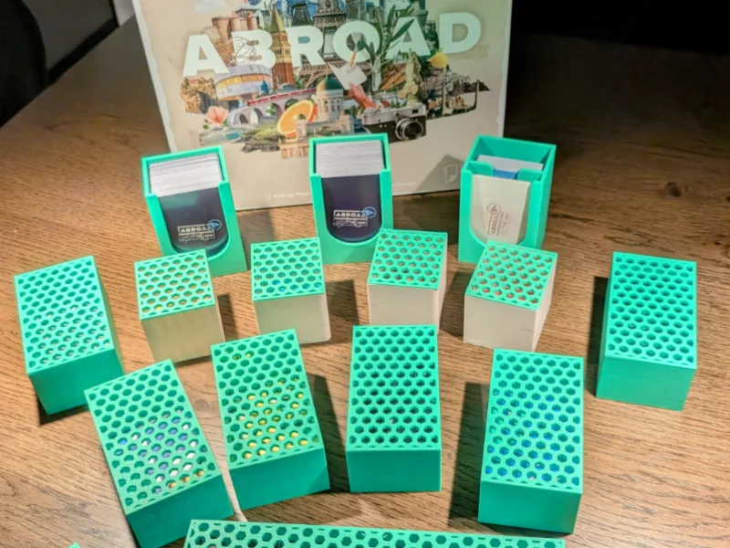 Board Game Organizer / Insert for "Abroad"