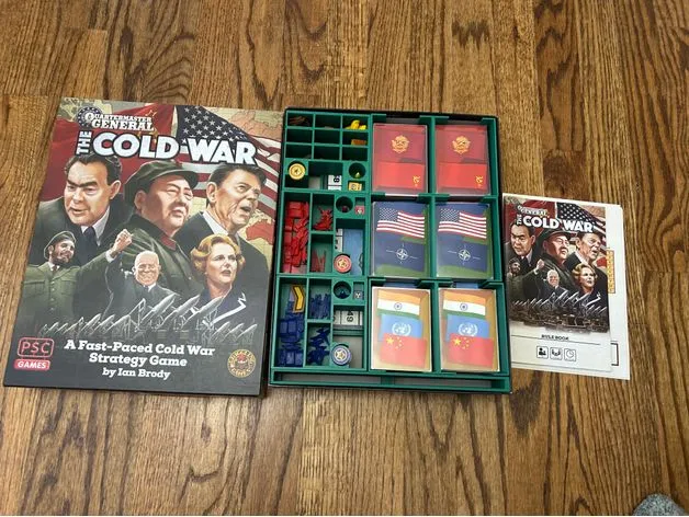 Quartermaster General Cold War Board Game Insert
