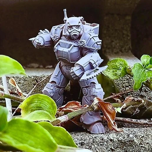 NCR Ranger Power Armor - Fallout - Tabletop D&D Zombicide/Fallout/Rpg Miniature
