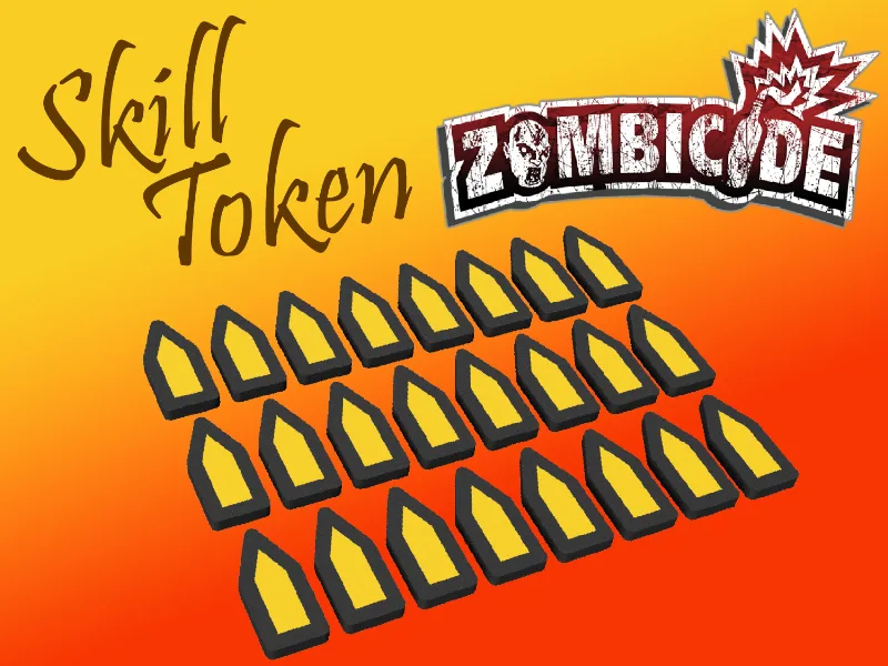 Zombicide Skill Token