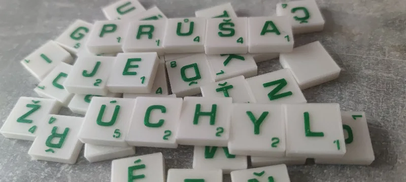 Scrabble Tiles (Czech)