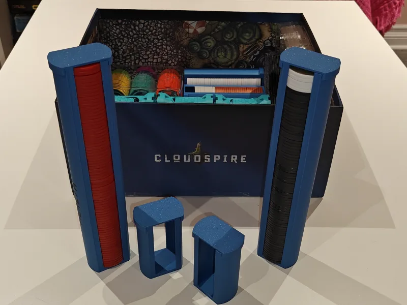 Ultra-compact chip storage tube for Cloudspire