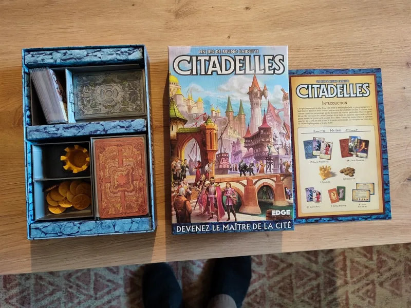 Citadels (Citadelles) 2021 - insert sleeved cards