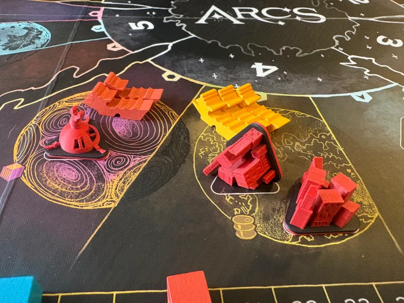 Arcs boardgame - Building Token - City & Spaceport