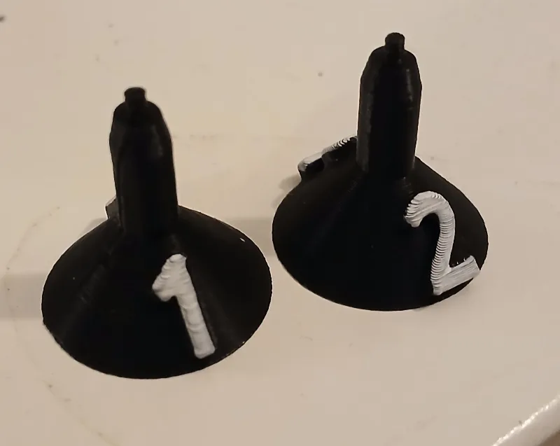 Exodus Proxima Centauri Ship Miniature Flight Stand with Numbers (1.5mm bore)