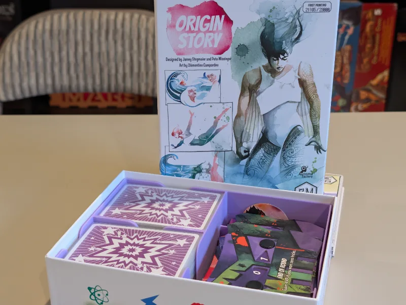 Origin Story Insert for Sleeved Cards