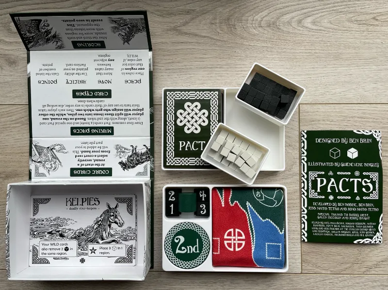Pacts Board Game Insert