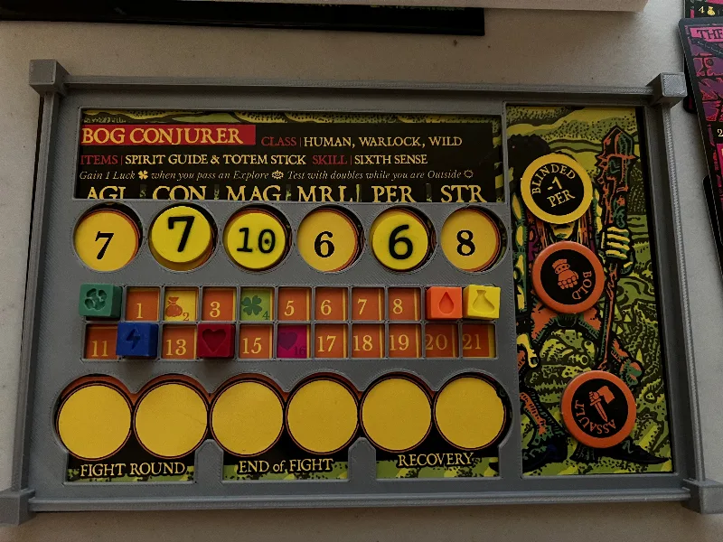 Dungeon Degenerates attribute tokens