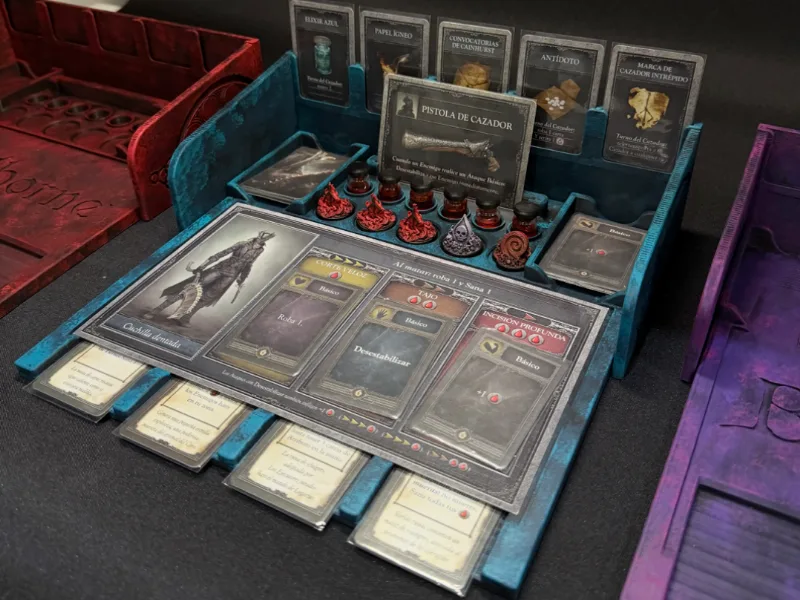 Bloodborne player board Bloodborne: The Board Game