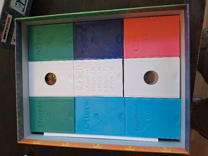Root Organizer Lids with Faction Labels