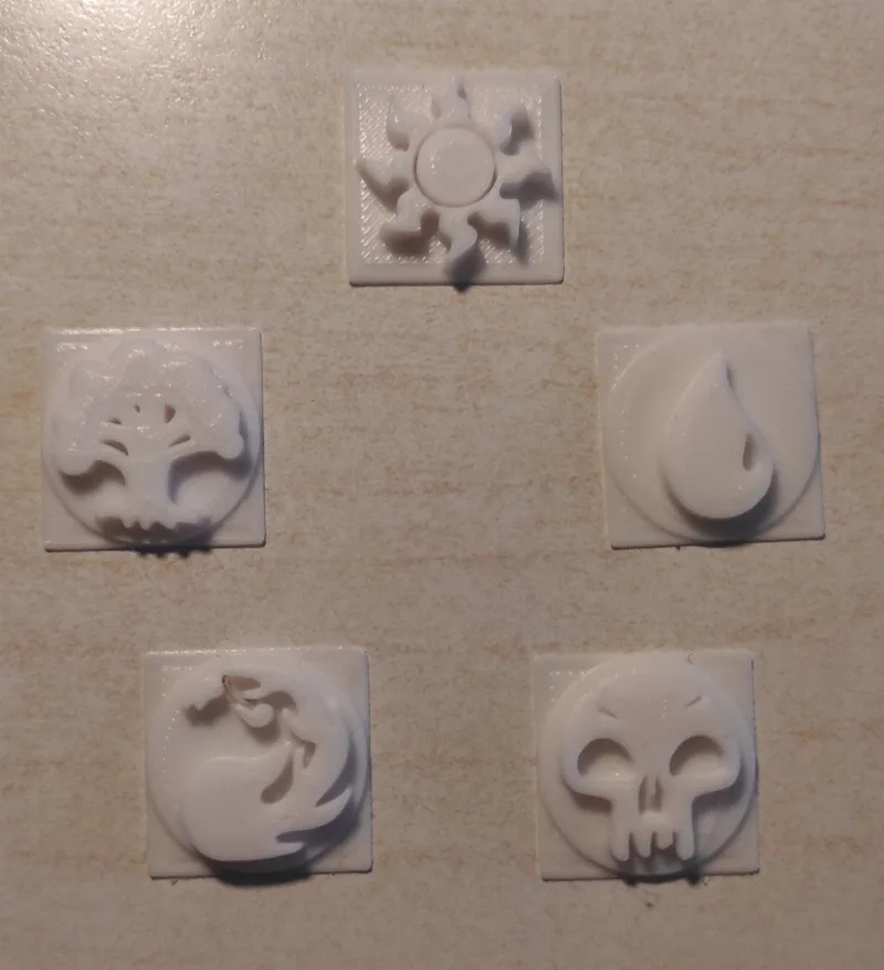 Magic The Gathering Mana & Set Symbol tokens