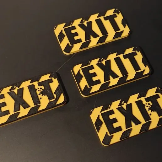 Rounded Custom Exit Token for Zombicide 2nd Edition
