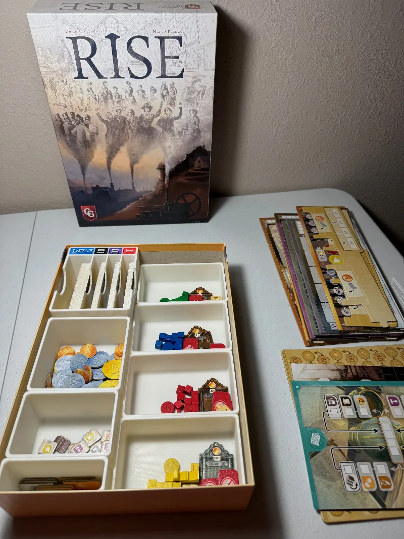 Rise Board Game Insert