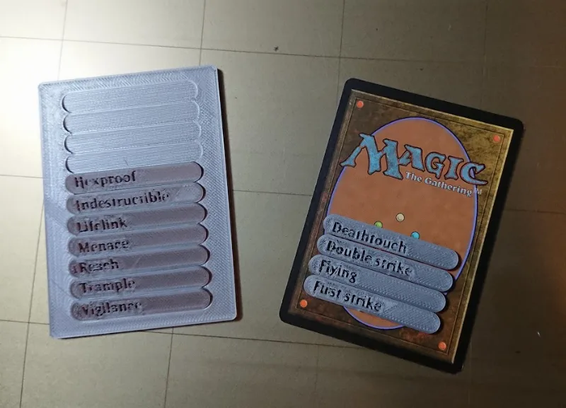Magic the Gathering ability counters and holder