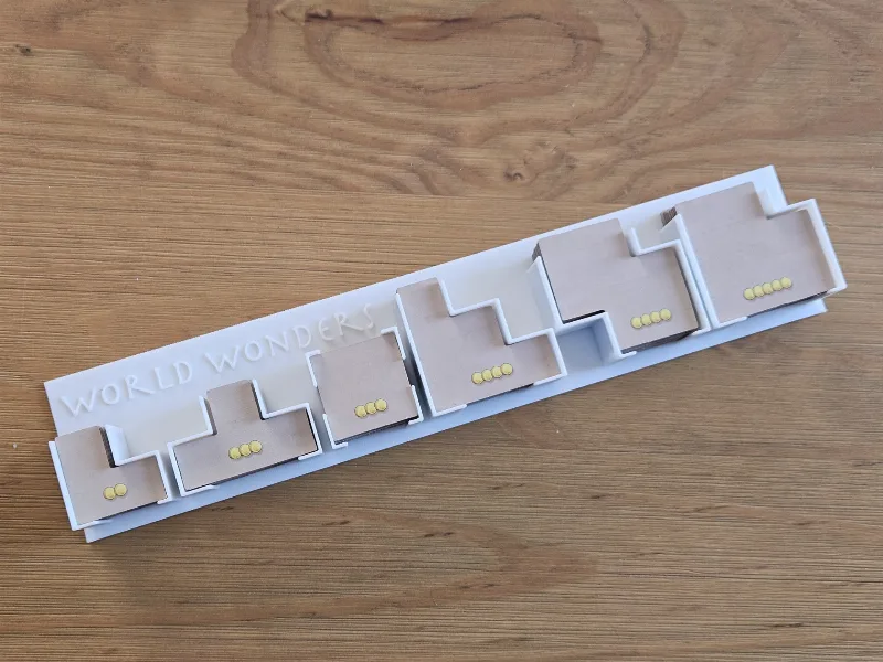 Mini tile display for World Wonders