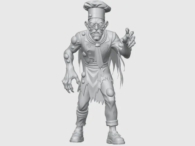 Deambulante Tossico Cuoco Miniatura Zombicide